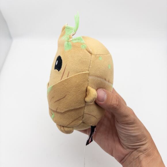 Lot Of 2 Marvel Cuutopia Groot Plush Squish Toy - Mattel + Plush Slap Bracelet - Picture 9 of 12